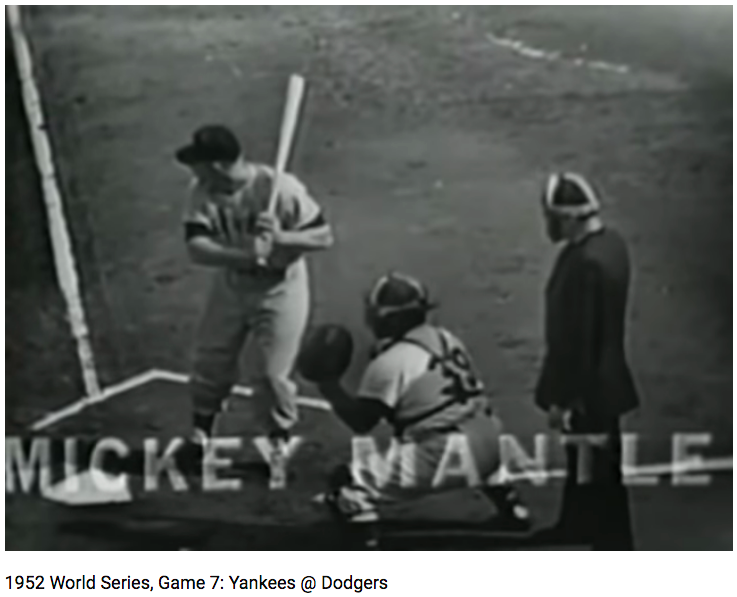 1952 World Series, Game 7: Yankees @ Dodgers 